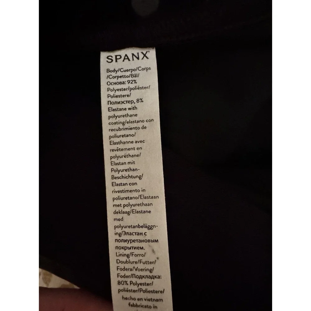 Spanx ll Ankle Skinny Pants Luxe Black Women's Size XS Petite